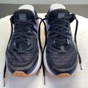 SAUCONY Guide ISO 2 Size 8.5 Athletic Shoes Running sneakers Black Purple Womens
